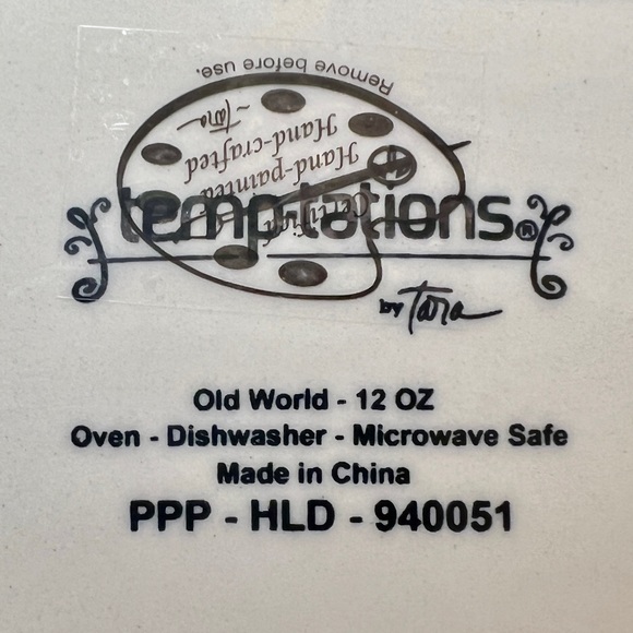Temptations "Old World" Ceramic Loaf Baking Dish & Plastic Lid - Picture 5 of 6